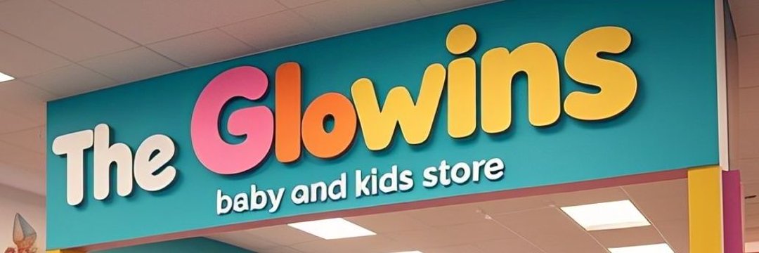 Glowins Empire Store logo with eco-friendly baby products